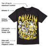 Yellow Snakeskin 11s DopeSkill T-Shirt Chillin Graphic