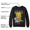 Black Tour Yellow AJ 4 Thunder DopeSkill Sweatshirt Money Talks Graphic