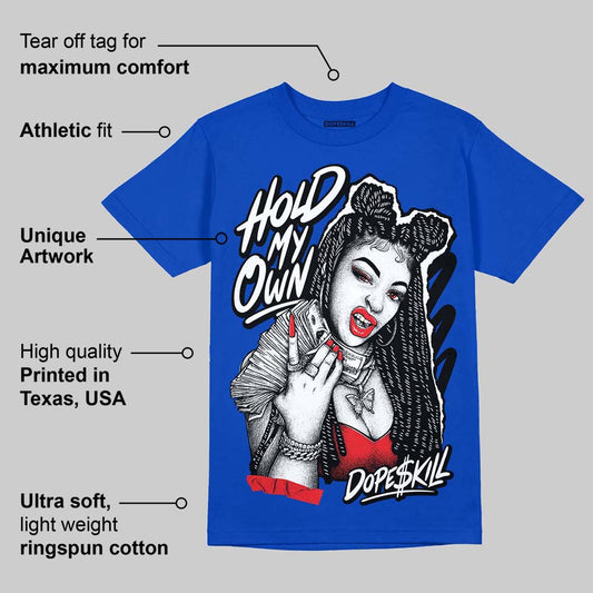 Blueberry 12s DopeSkill Royal T-shirt New H.M.O Graphic