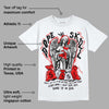 Red Cement 4S DopeSkill T-Shirt Angels Graphic