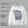 Powder Blue 9s DopeSkill Sweatshirt Paid In Full Graphic