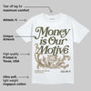 Samba OG Focus Olive DopeSkill T-Shirt Money Is Our Motive Typo Graphic