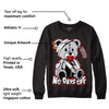 Black Cement 2s DopeSkill Sweatshirt Hurt Bear Graphic