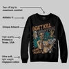 Samba Leopard Pack Collegiate Green DopeSkill Sweatshirt Don't Kill My Vibe Graphic