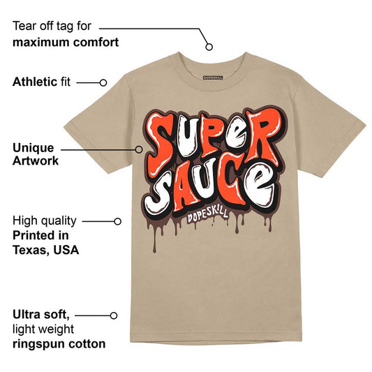 Latte 1s DopeSkill Medium Brown T-shirt Super Sauce Graphic