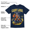 Michigan Dunks DopeSkill Midnight Navy T-Shirt Cant Lose Graphic