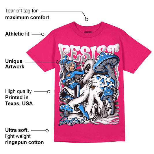 Dunk Obsidian Fierce Pink DopeSkill Pink T-Shirt Resist Graphic