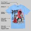 Knu Stack Vintage Satin Dream Blue DopeSkill Blue T-shirt Drip'n Never Tripp'n Graphic