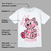 Question Mid Pink Toe DopeSkill T-Shirt Smile Through The Pain Graphic