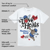 Awake NY x Racer Blue 5s DopeSkill T-Shirt New Love Heals Graphic