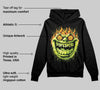 Neon Green Collection DopeSkill Hoodie Sweatshirt Hellfire Graphic