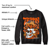 Brilliant Orange 12s DopeSkill Sweatshirt Trippin Graphic