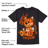 Brilliant Orange 12s DopeSkill T-Shirt Smile Through The Pain Graphic