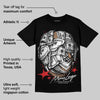 Black and White Collection DopeSkill T-Shirt Money Longer Graphic