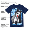 Midnight Navy 3s DopeSkill Navy T-shirt New H.M.O Graphic