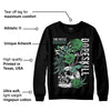 Green Glow 1s DopeSkill Sweatshirt Side Hustle Graphic