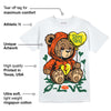 Dunk Team Dark Green Orange DopeSkill T-Shirt Broken Bear Graphic