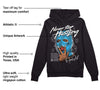 University Blue 2s DopeSkill Hoodie Sweatshirt Never Stop Hustling  Graphic