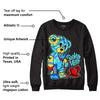 Aqua 5s DopeSkill Sweatshirt Broken Heart Graphic