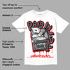 White Cement Reimagined 3s DopeSkill T-Shirt Paid In Full Graphic