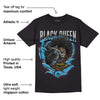 University Blue 2s DopeSkill T-Shirt New Black Queen Graphic