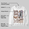 Harris Tweed x Sesame/Violet Mist Dunk DopeSkill Sweatshirt Real Ones Move In Silence Graphic