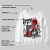 White Cement 4s DopeSkill Sweatshirt Drip'n Never Tripp'n Graphic