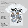 NB 2000 “Silver/Blue” DopeSkill T-Shirt No Risk No Story Graphic