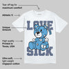 Diffused Blue 11s DopeSkill T-Shirt Love Sick Graphic