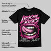 Rick RO Pink Leather Sneakers DopeSkill T-Shirt Lick My Kicks Graphic