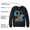 University Blue 2s DopeSkill Sweatshirt Black Queen Graphic