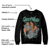 Green Glow 3s DopeSkill Sweatshirt Queen Of Hustle Graphic