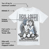 NB 2000 “Silver/Blue” DopeSkill T-Shirt Real Lover Graphic