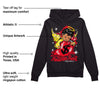 Red Thunder 4s DopeSkill Hoodie Sweatshirt Heaven Sent Graphic