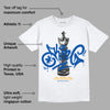 Dunk Blue Jay and University Gold DopeSkill T-Shirt King Chess Graphic