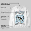 Knu Stack Vintage Dream Blue DopeSkill Sweatshirt Crying Heart Graphic