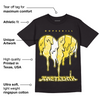 Yellow Snakeskin 11s DopeSkill T-Shirt Juneteenth Heart Graphic