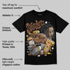 Metallic Gold 1s DopeSkill T-Shirt Stressless Graphic