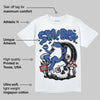 Awake NY x Racer Blue 5s DopeSkill T-Shirt Stay Busy Graphic