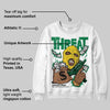 Green Collection DopeSkill Sweatshirt Under Threat Graphic