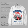 Midnight Navy 3s DopeSkill Sweatshirt Slow Burn Graphic