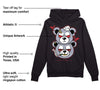 Bred Reimagined 4s DopeSkill Hoodie Sweatshirt New Double Bear Graphic