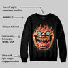 Black and White Collection DopeSkill Sweatshirt Hellfire Graphic