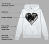 Off Noir 3s DopeSkill Hoodie Sweatshirt Heart AJ 3 Graphic