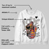White Cement 4s DopeSkill Sweatshirt Love Shot Graphic