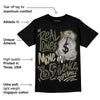 Max 90 Neutral Olive DopeSkill T-Shirt Real Ones Move In Silence Graphic