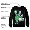 Green Glow 1s DopeSkill Sweatshirt Sneakerhead BEAR Graphic