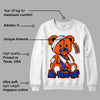 Dunk Low Futura Orange Blaze DopeSkill Sweatshirt Hurt Bear Graphic