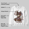 Harris Tweed x Sesame/Violet Mist Dunk DopeSkill Sweatshirt Smile Through The Pain Graphic