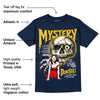 Michigan Dunks DopeSkill Midnight Navy T-shirt Mystery Ghostly Grasp Graphic